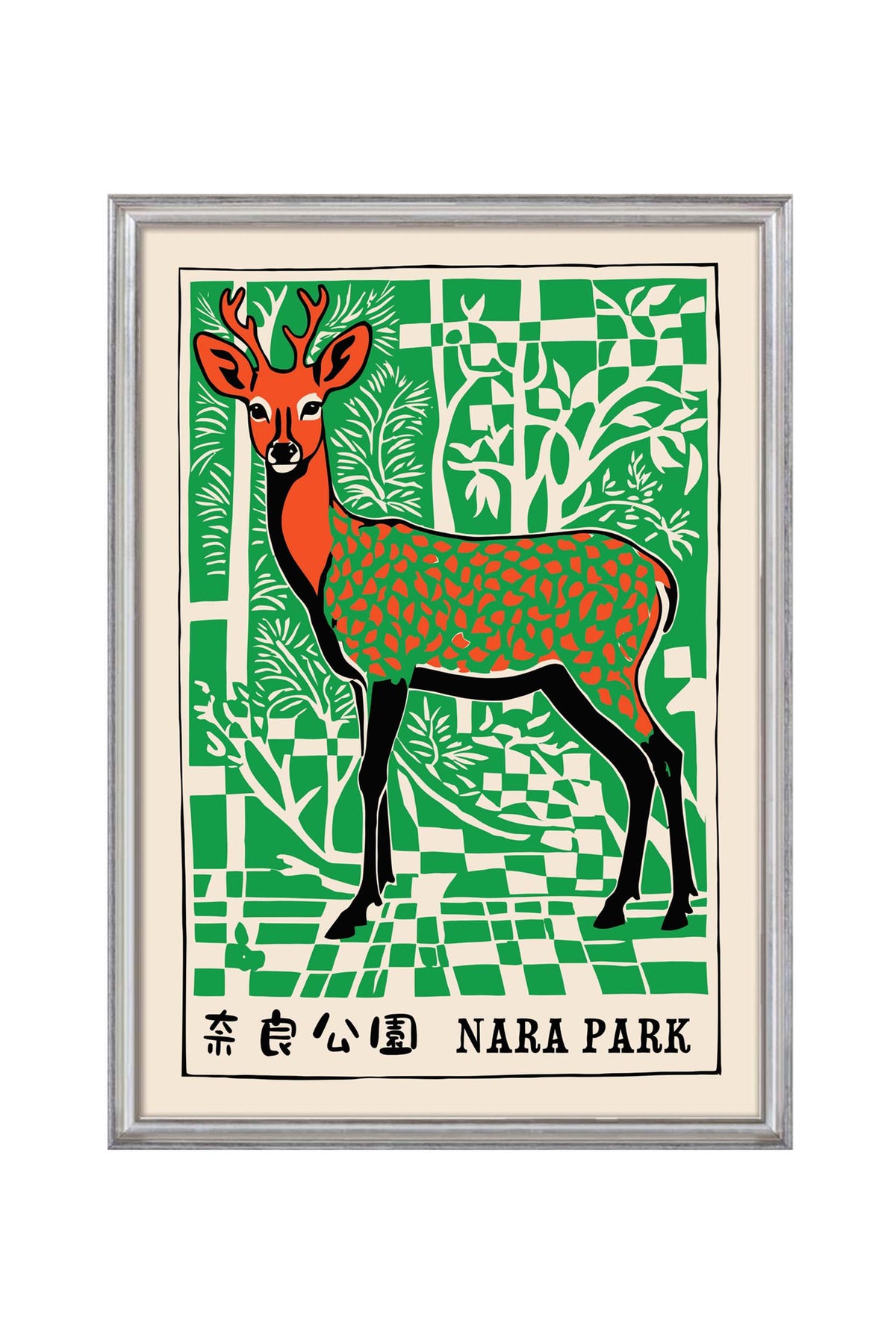 Nara Park Deer Wildlife Wall Art