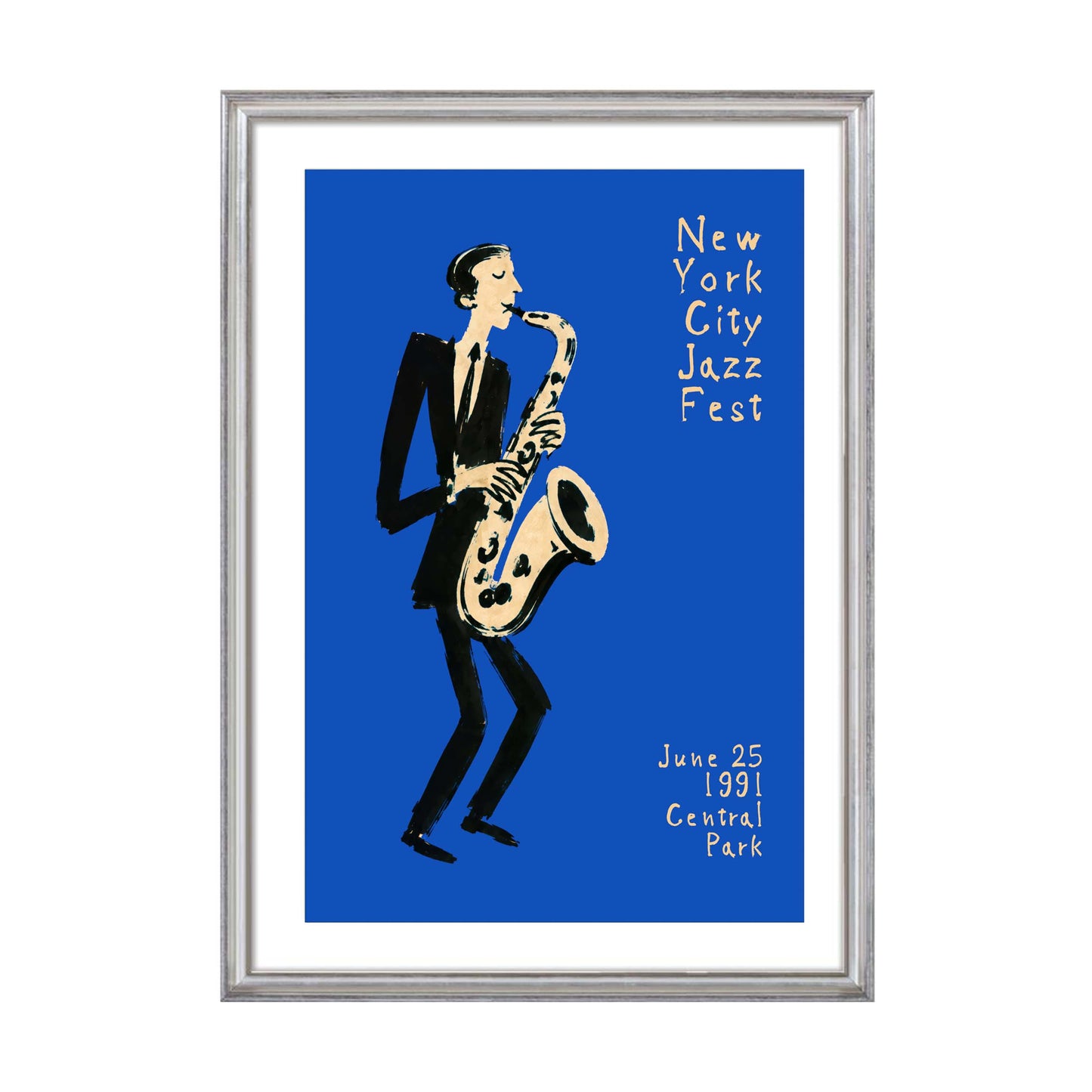 New York Jazz Fest Poster For Music Room