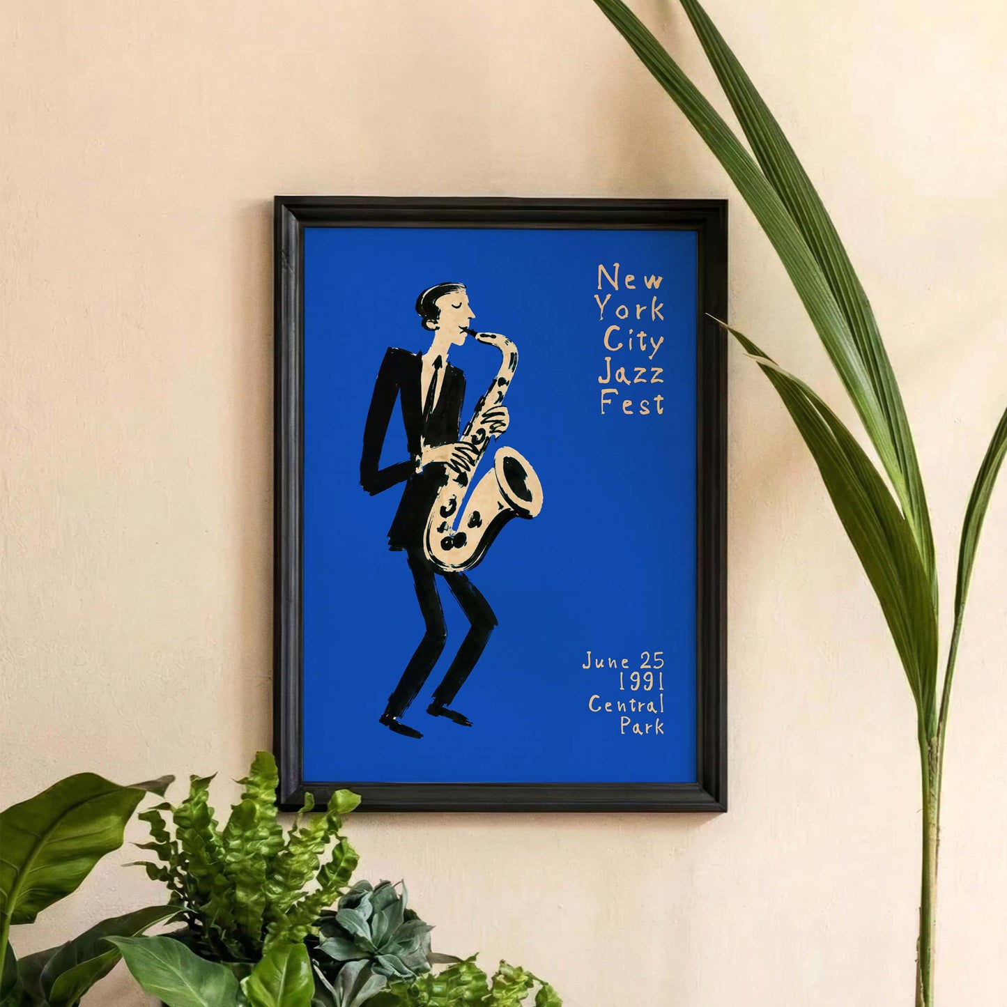 New York Jazz Fest Poster For Music Room