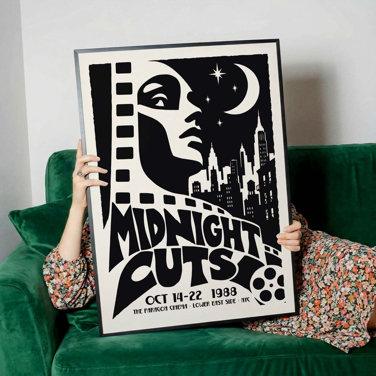 Midnight Cuts Cinema Poster Print
