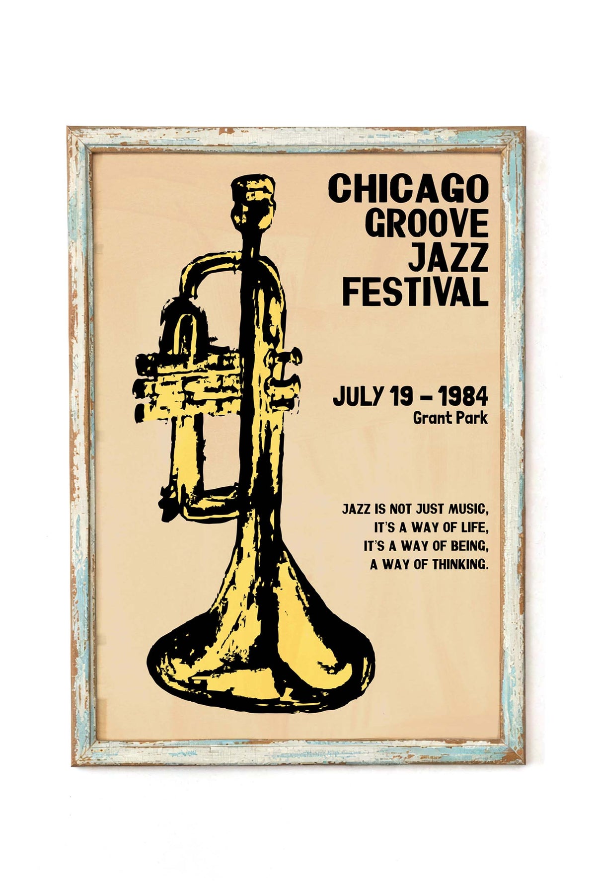 Chicago Groove Jazz Festival Poster