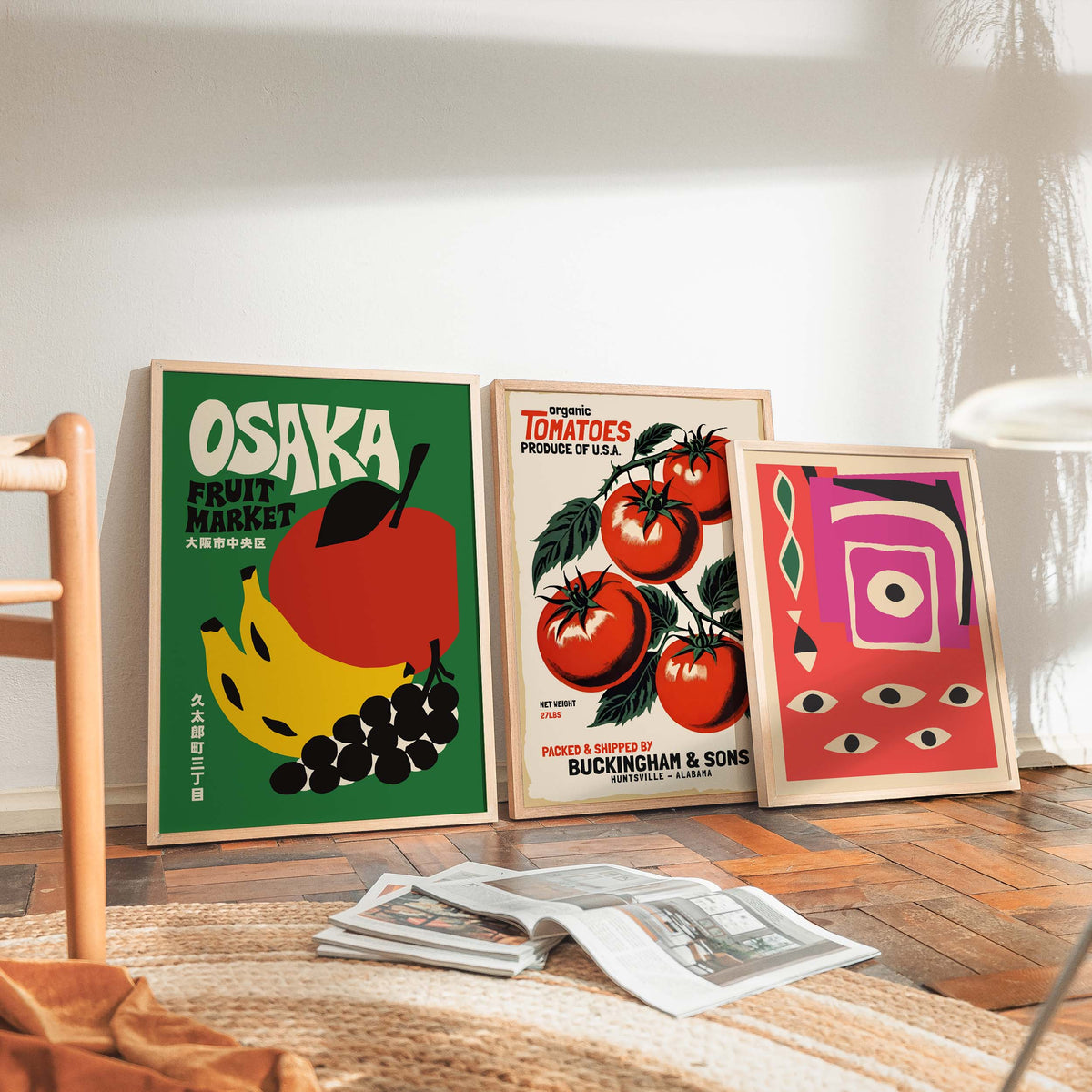 Osaka Fruit Market Wall Art