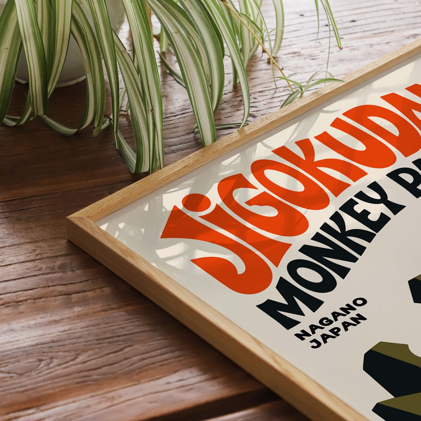 Jigokudani Monkey Park Poster For Reading Nook