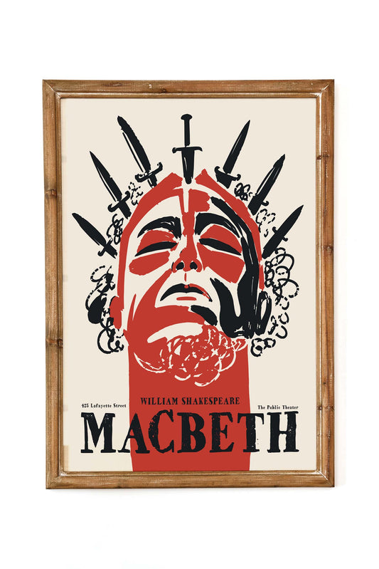 Macbeth Shakespeare Theater Poster