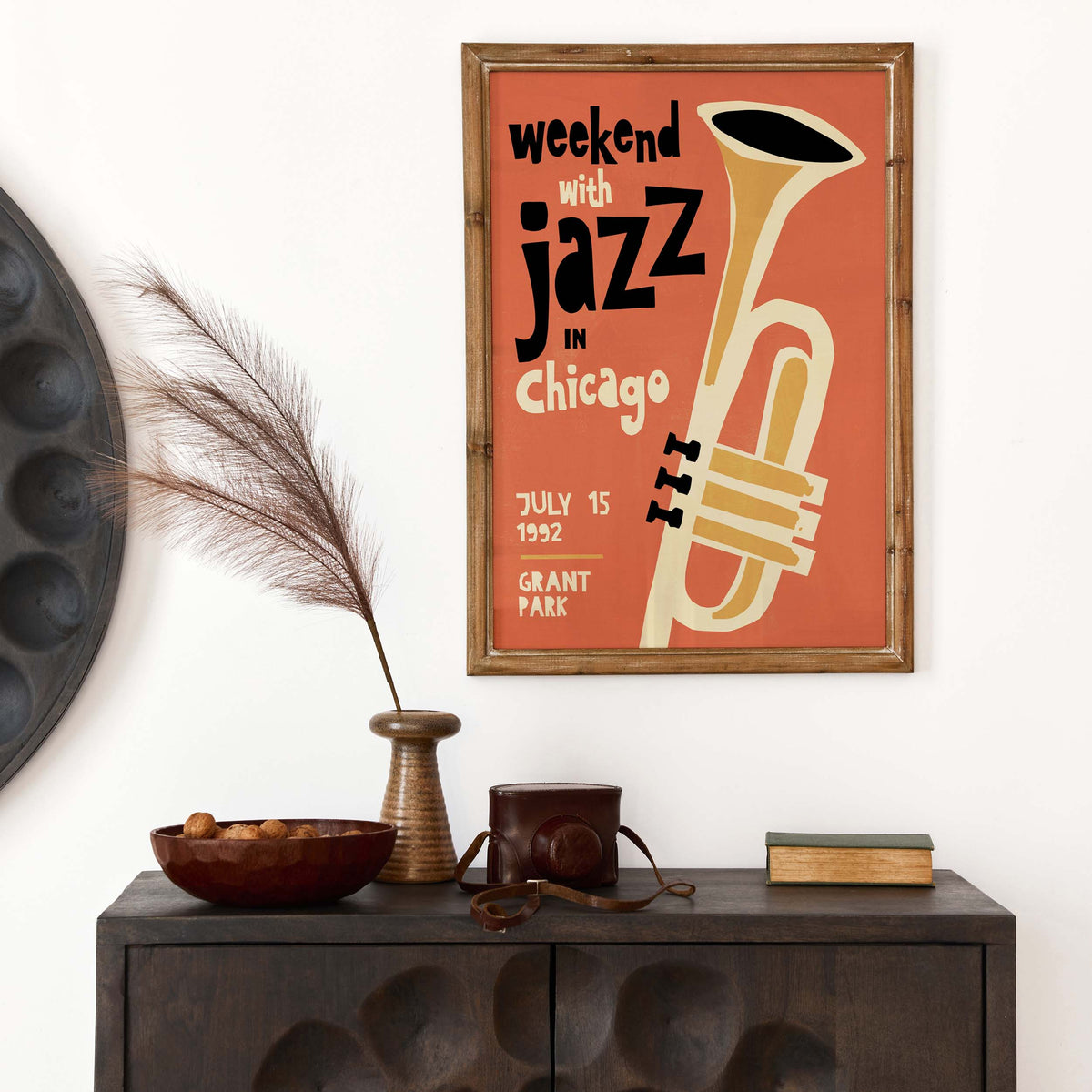 Jazz Chicago Trumpet Poster