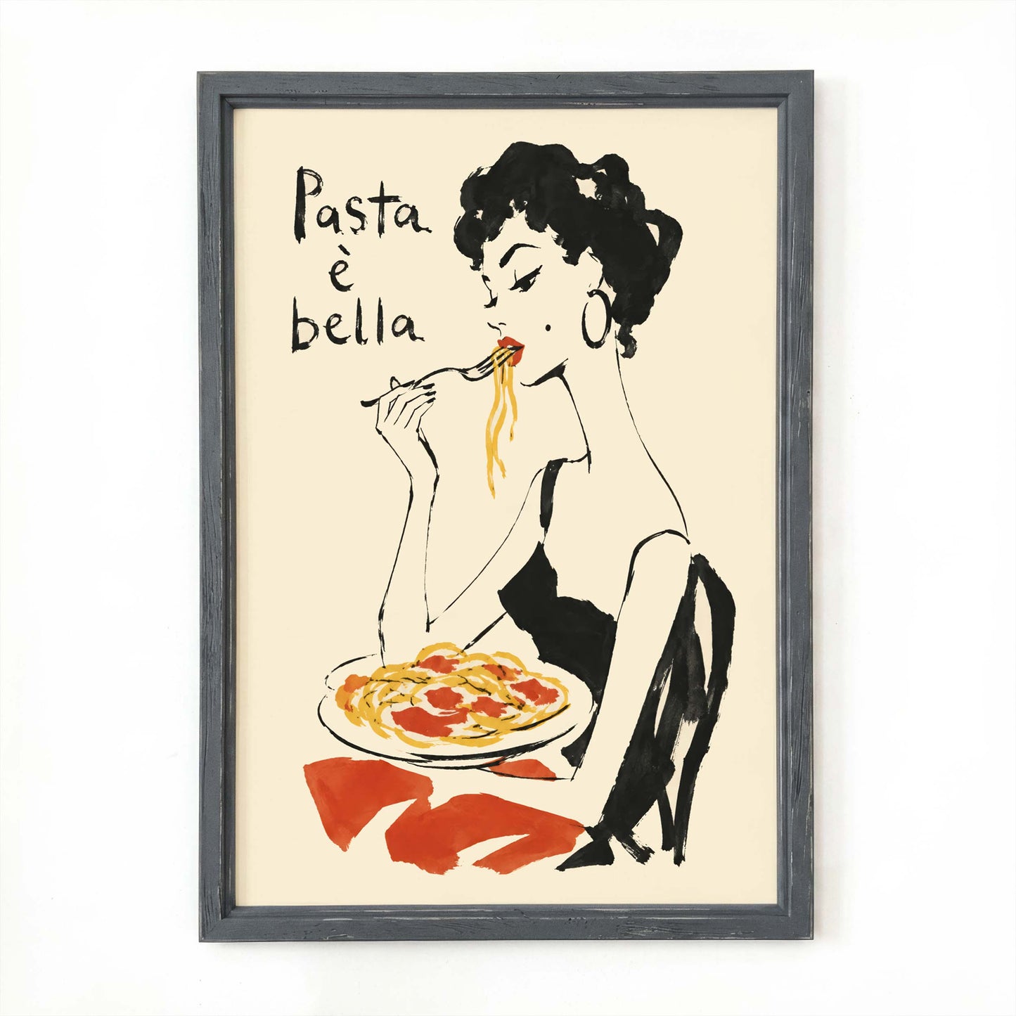 Pasta Italian Kitchen Wall Print
