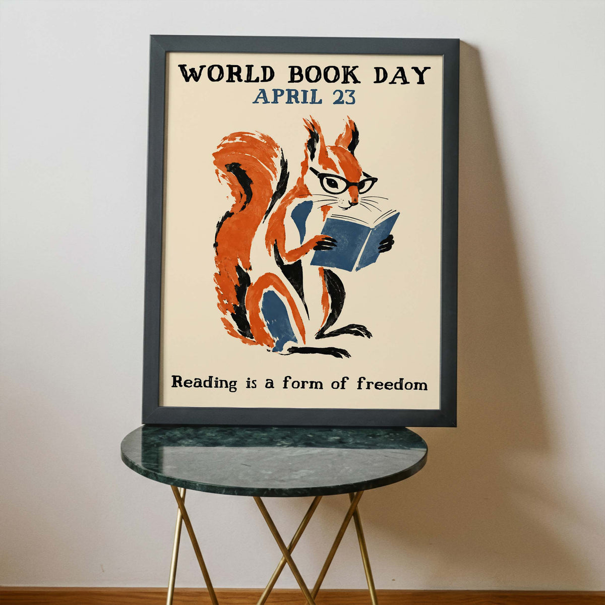 World Book Day Reading Poster