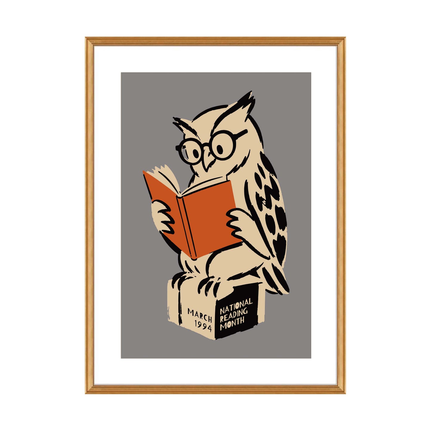 Reading Month Print For Study Room
