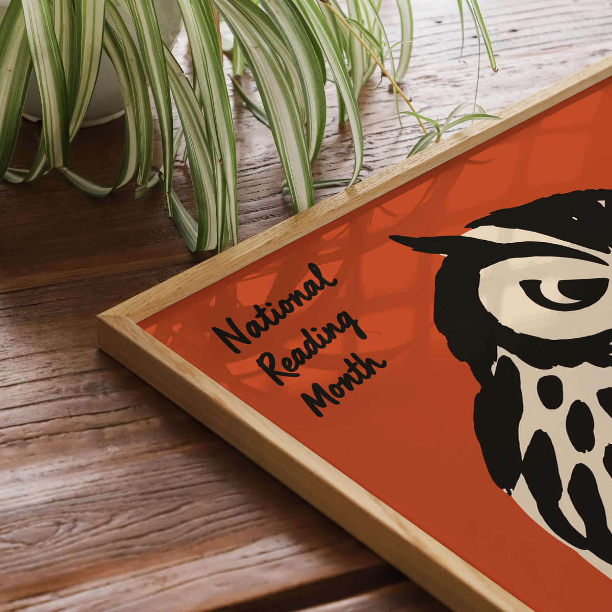 National Reading Month Owl Poster