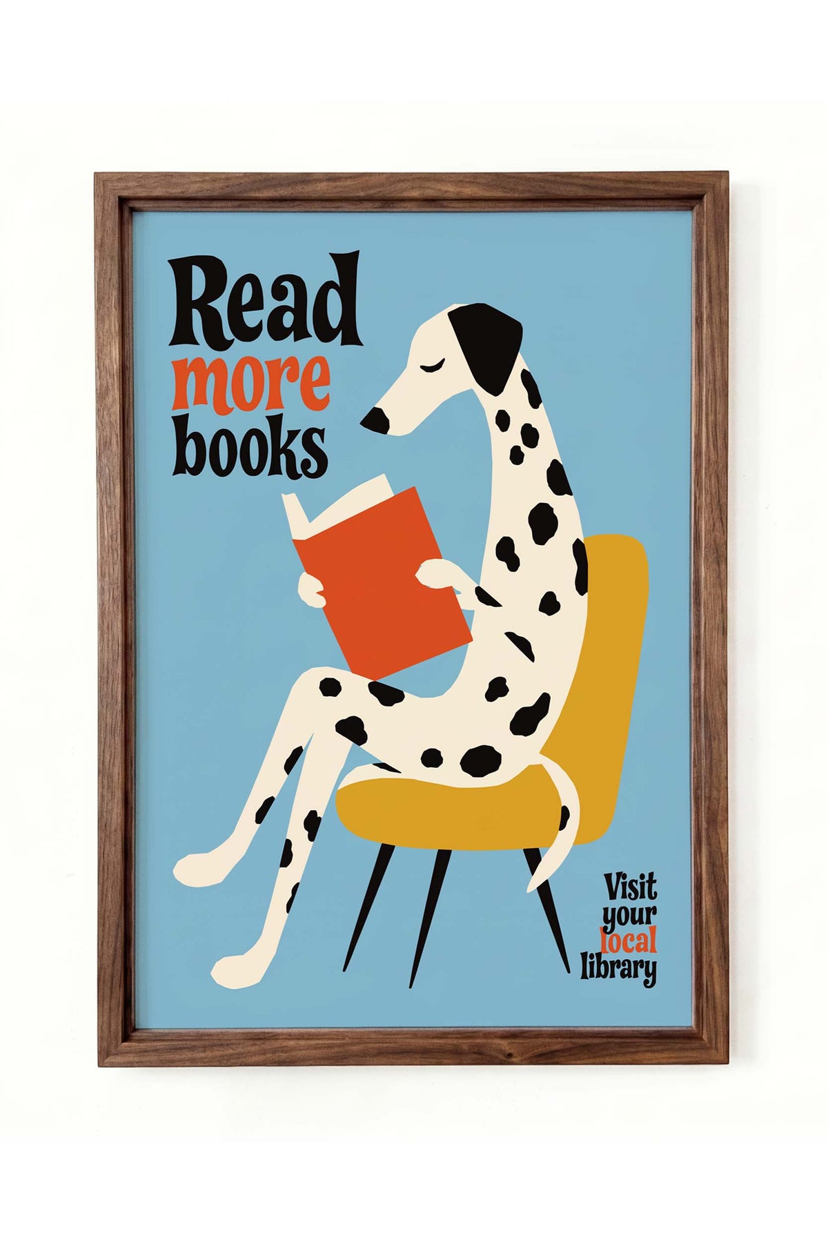 Read More Books Dog Print
