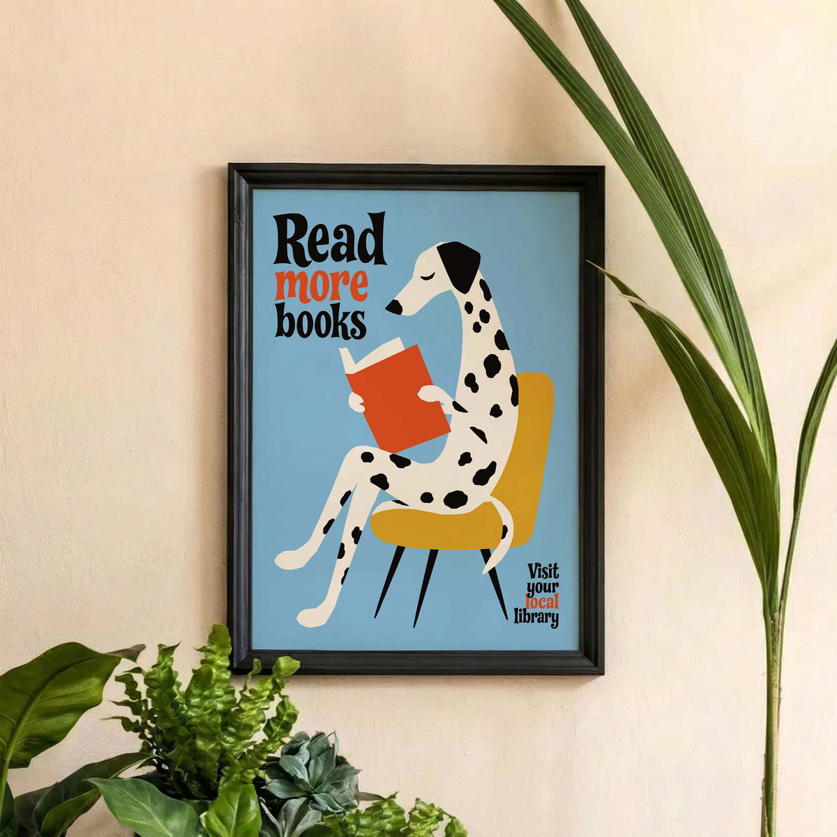 Read More Books Dog Print