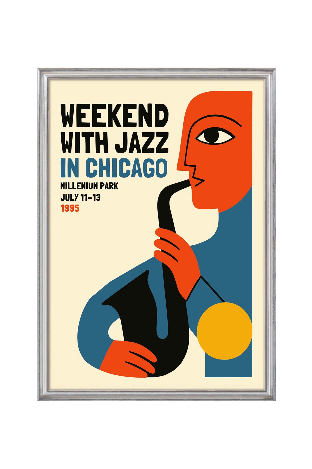 Chicago Jazz Festival Poster Print