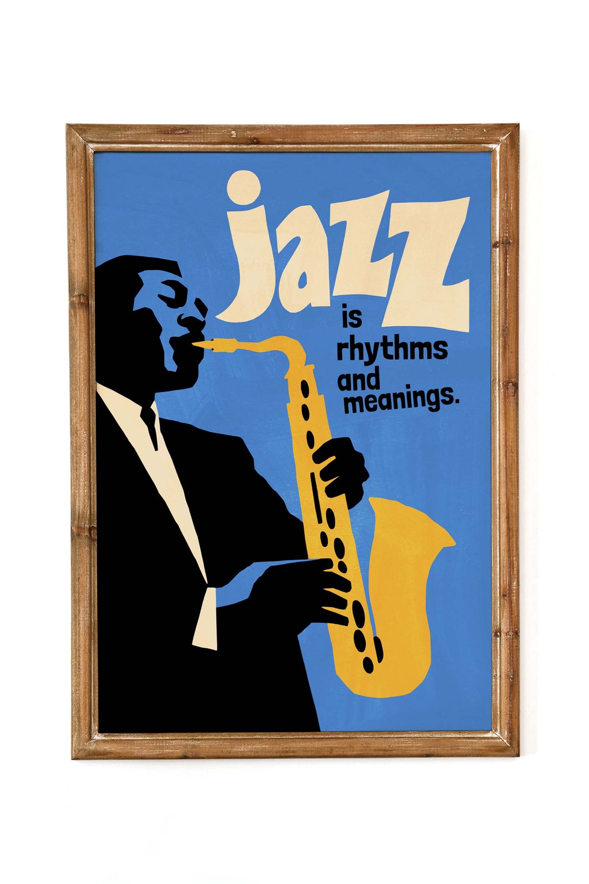 Jazz Saxophone Print Wall Art