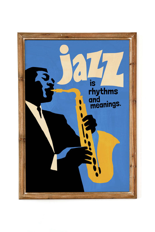 Jazz Saxophone Print Wall Art