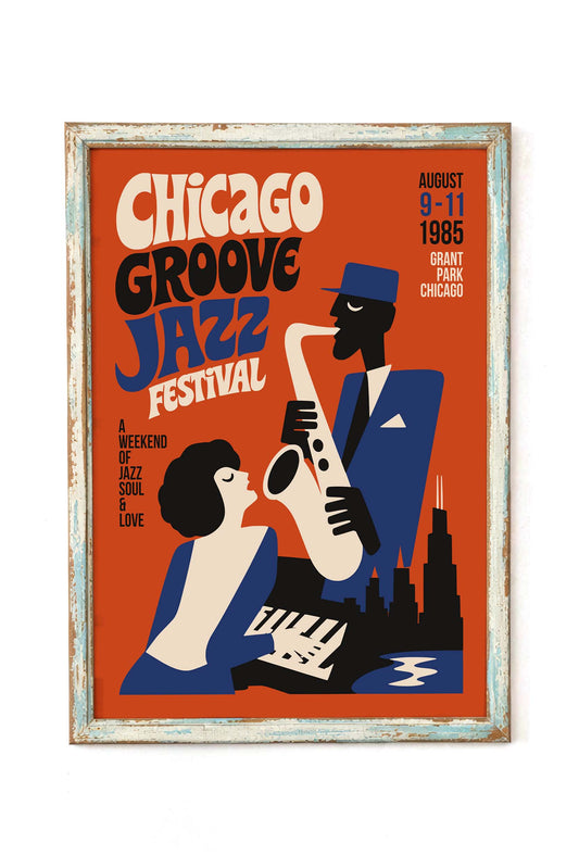 Chicago Groove Jazz Festival Poster