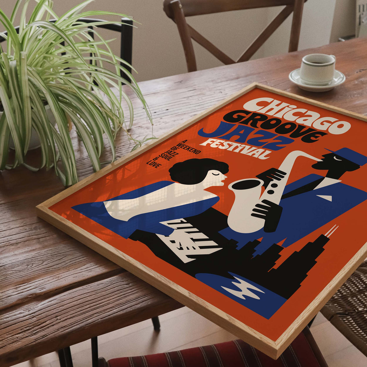 Chicago Groove Jazz Festival Poster