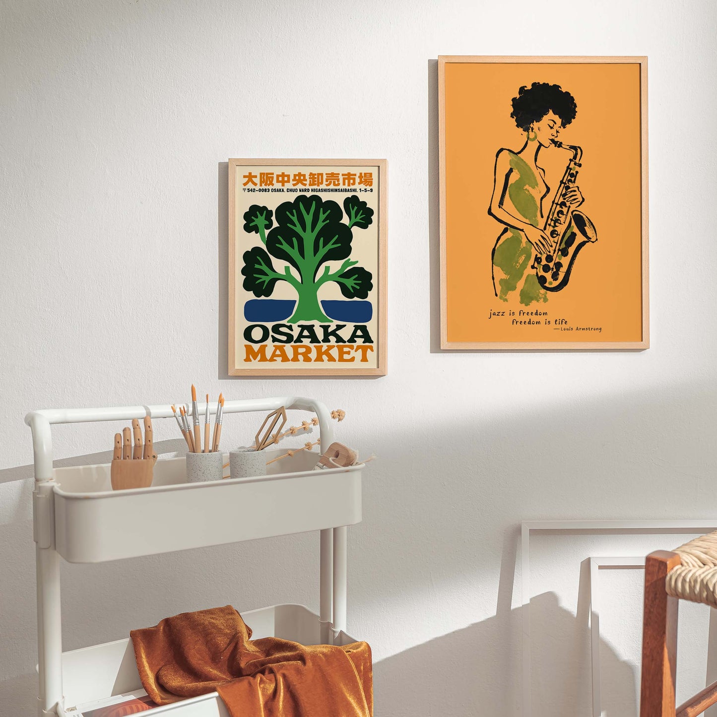 Jazz Saxophone Wall Print Music Room