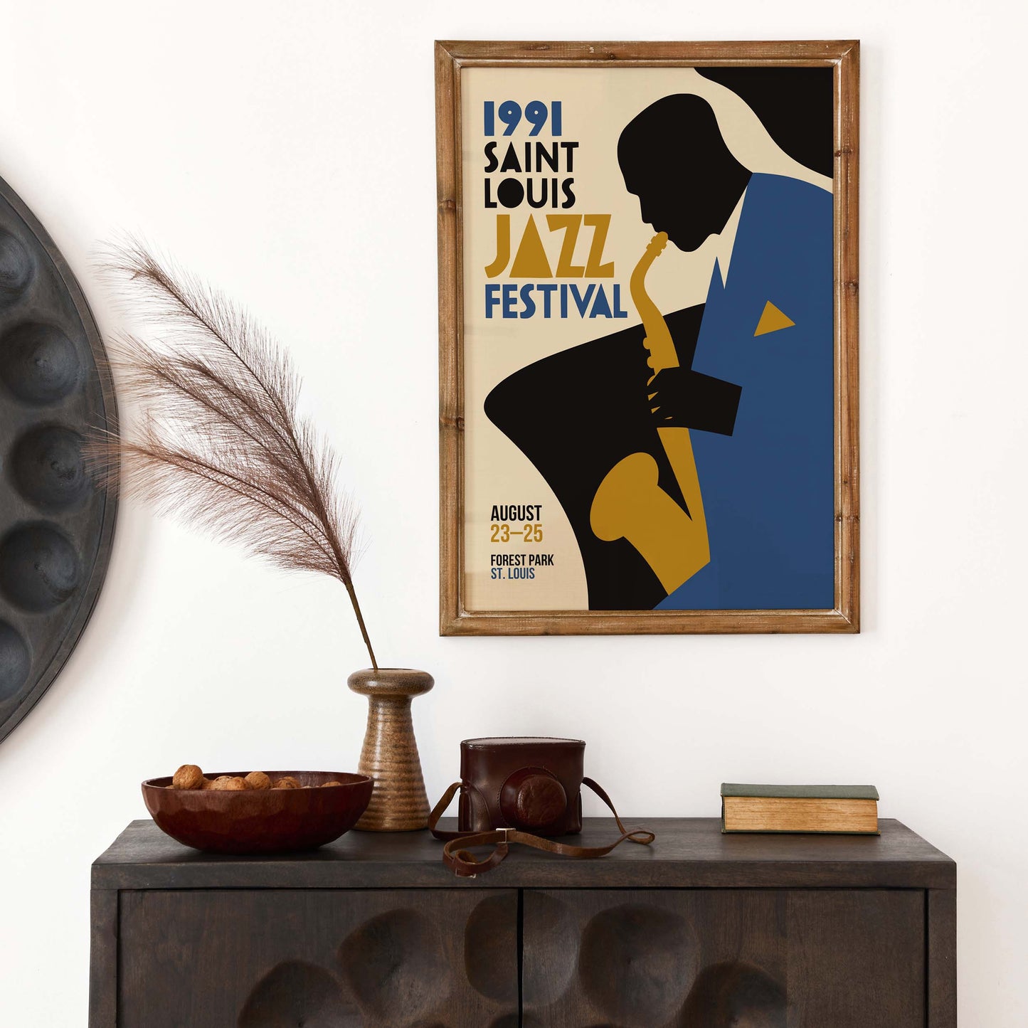 Saint Louis Jazz Festival Poster Print