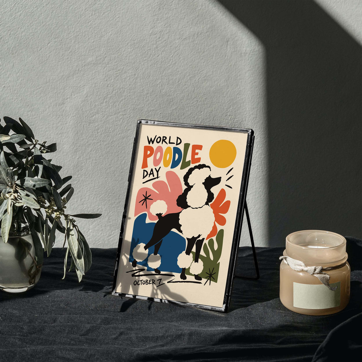 World Poodle Day Dog Poster
