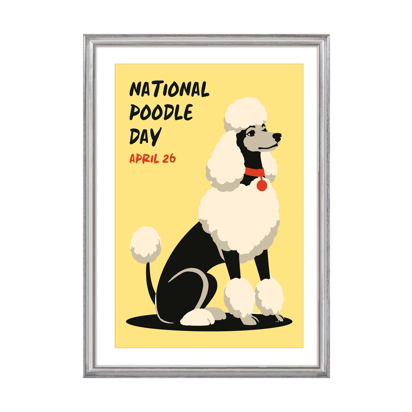 National Poodle Day Poster Nursery