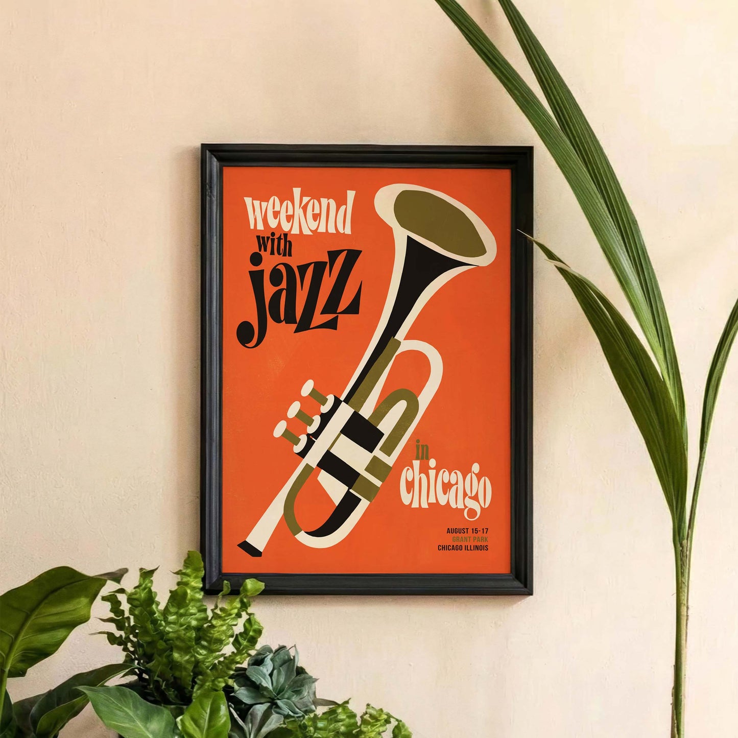 Chicago Weekend Jazz Poster