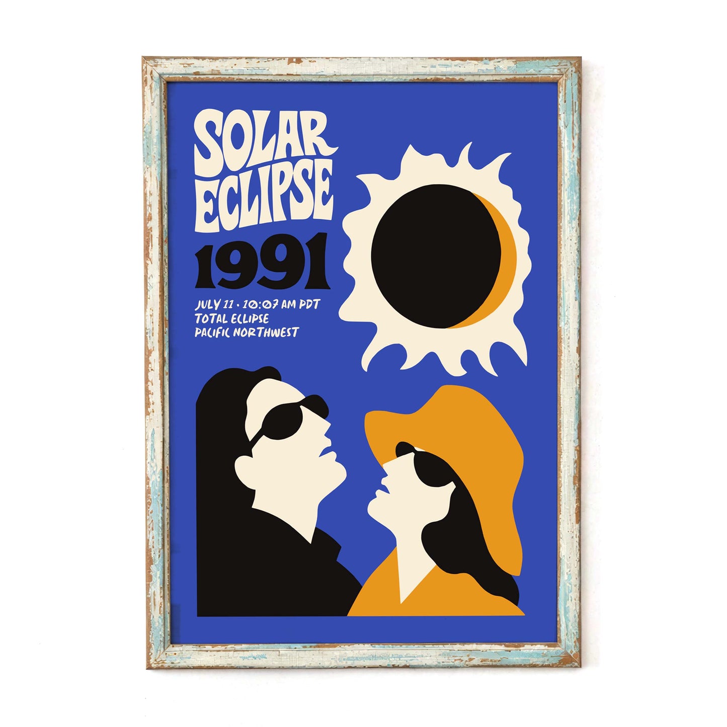 Solar Eclipse 1991 Poster Living Room
