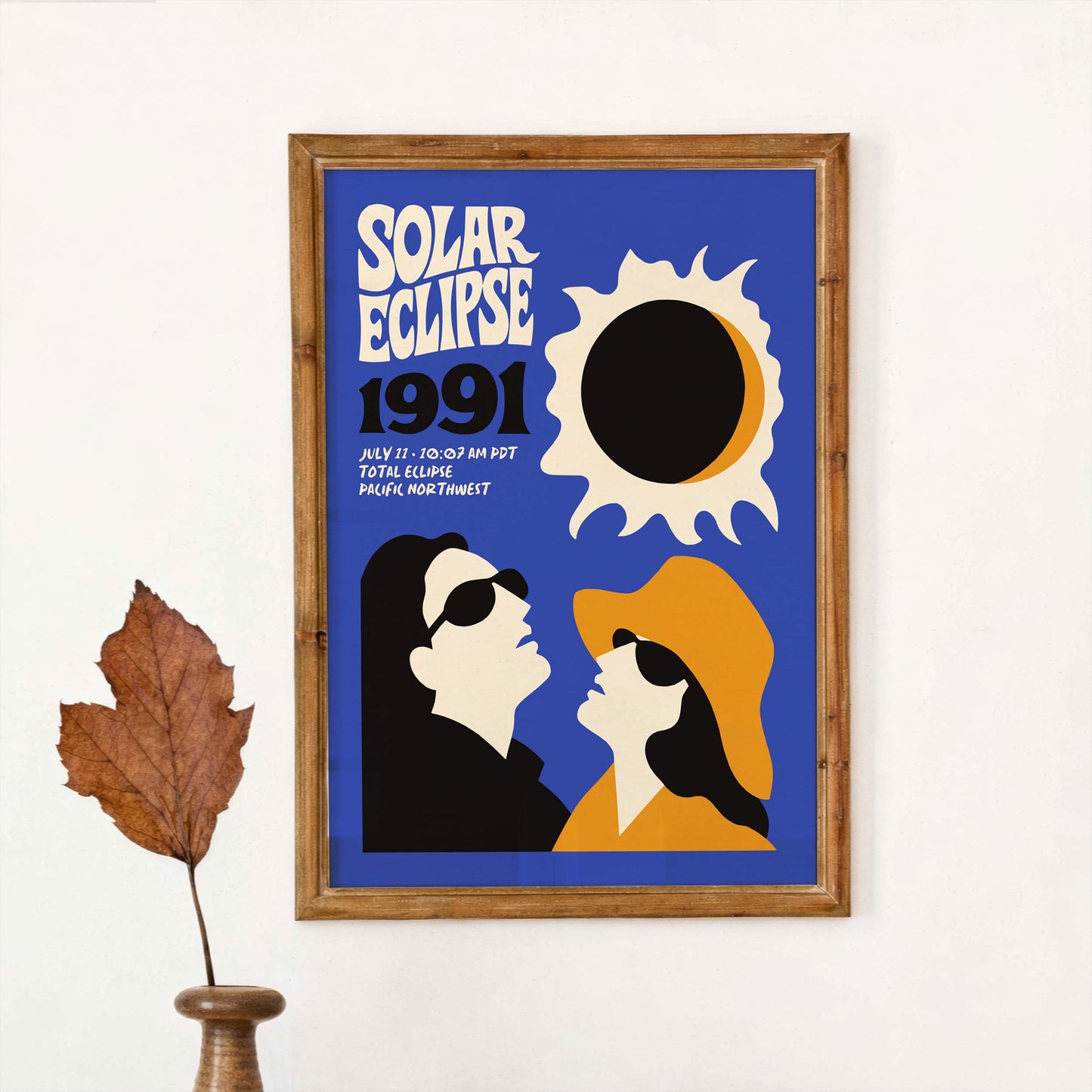 Solar Eclipse 1991 Poster Living Room