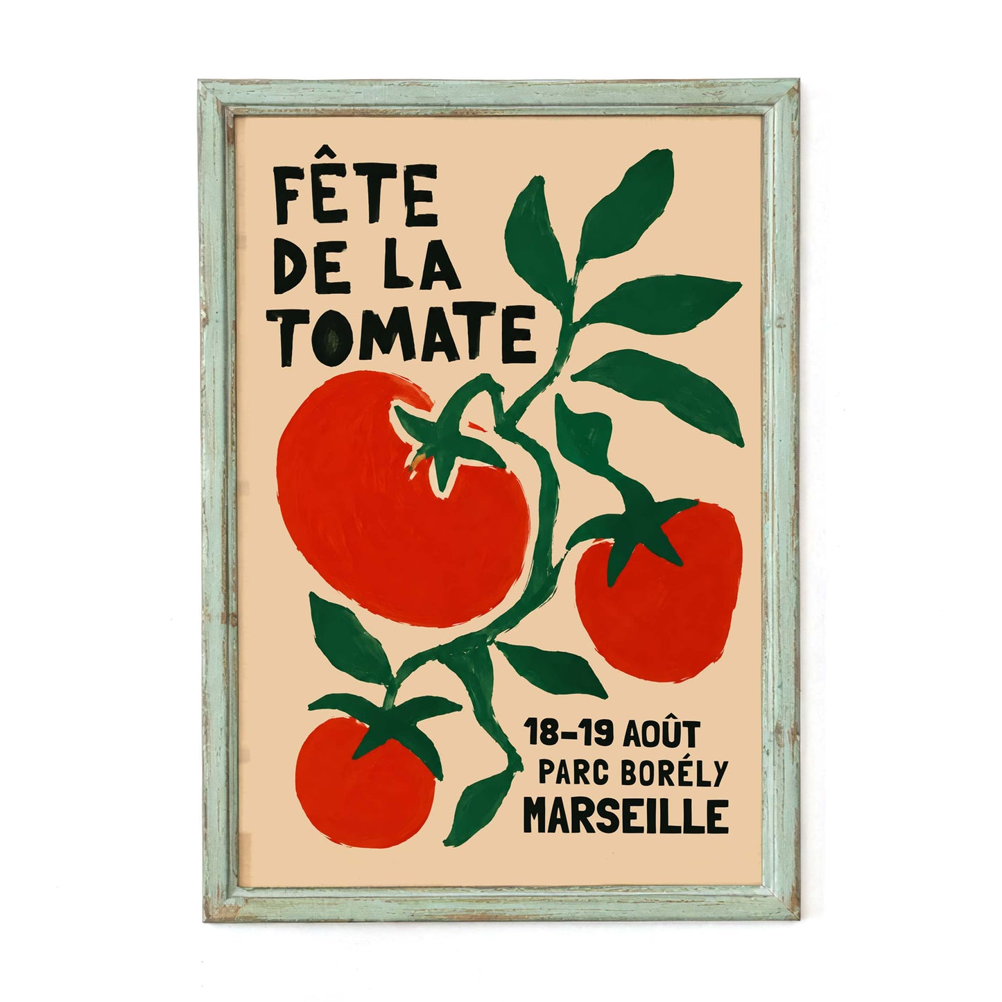 Tomato Festival Kitchen Wall Art