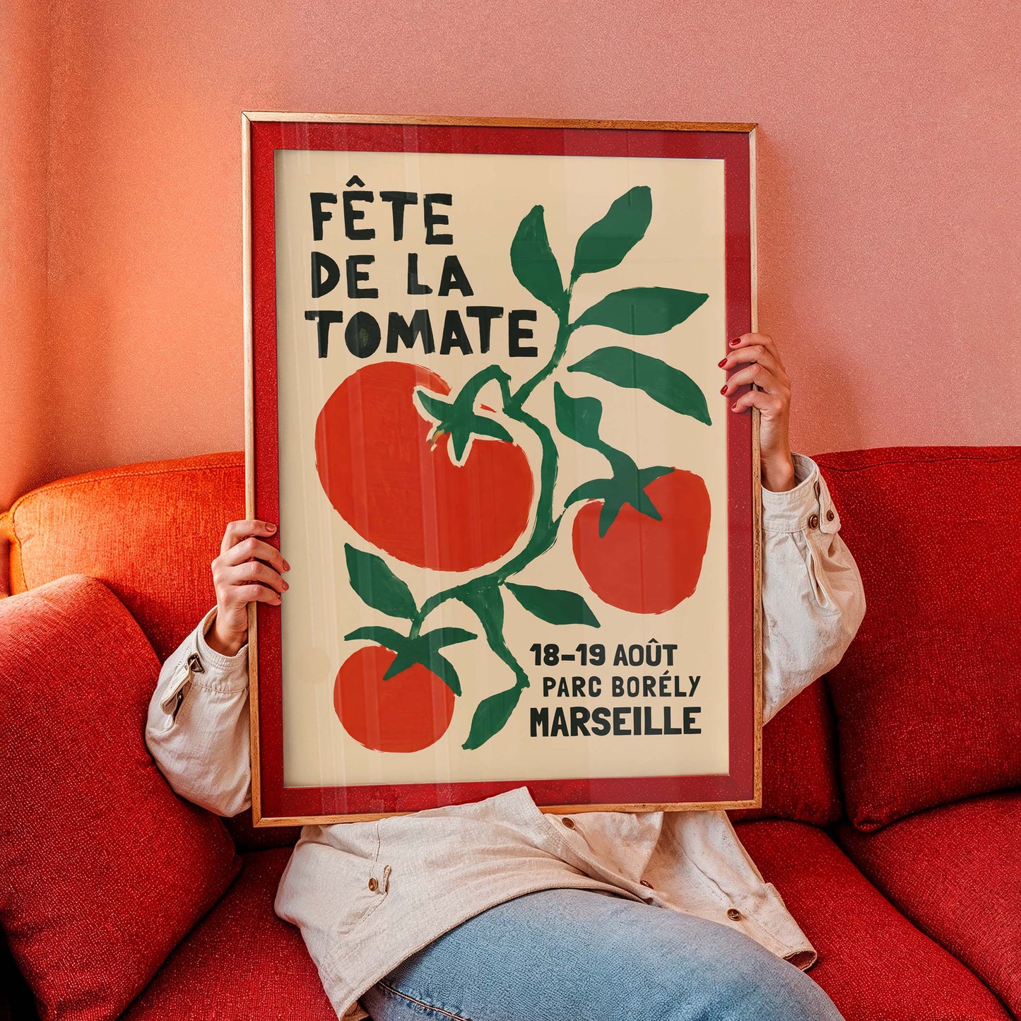 Tomato Festival Kitchen Wall Art