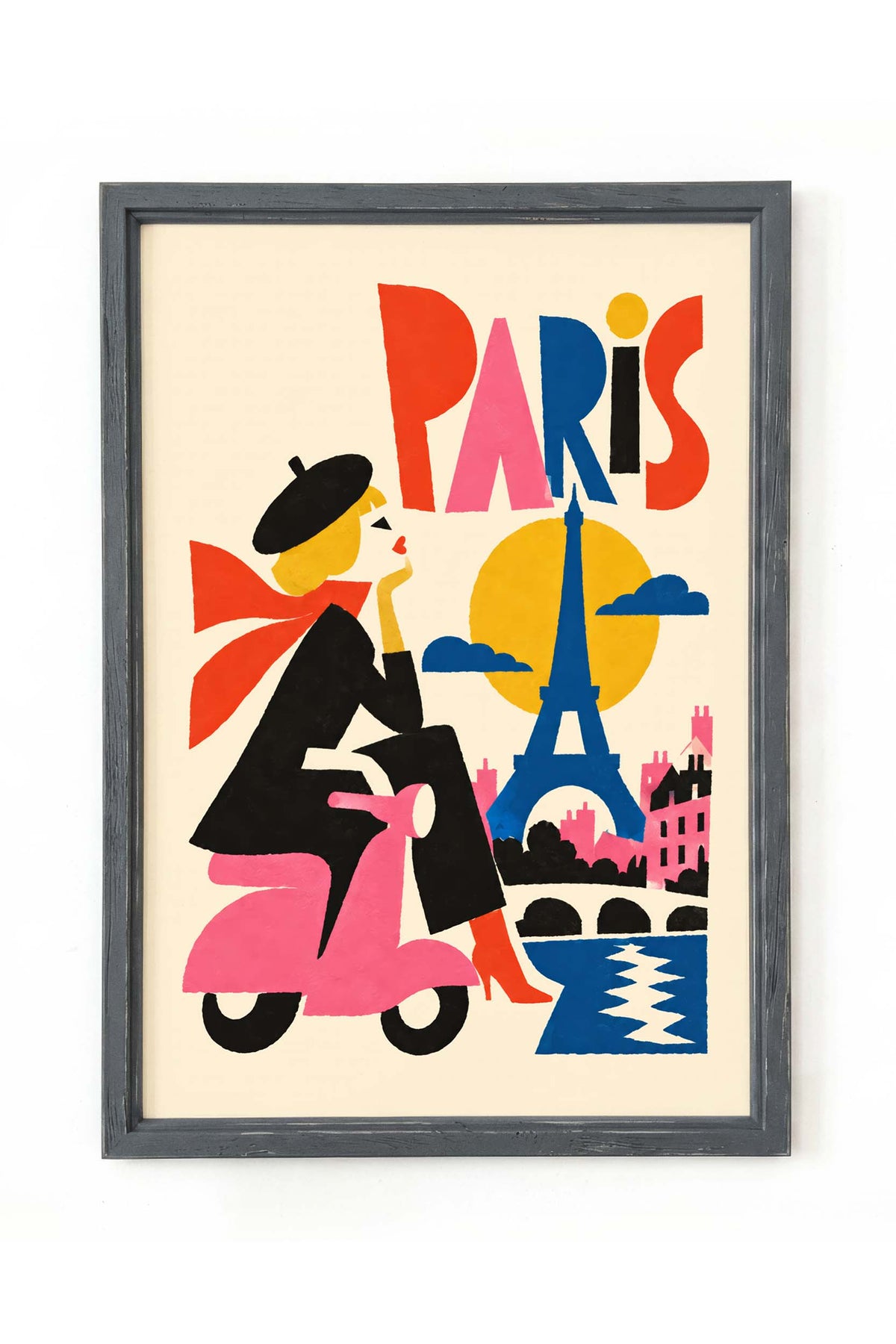 Paris Travel Poster Wall Art
