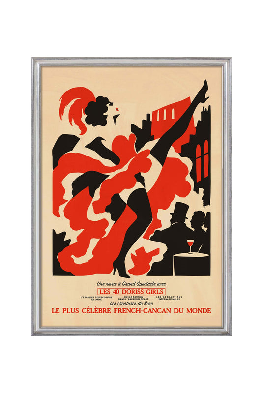 French Cancan Dancer Poster Print