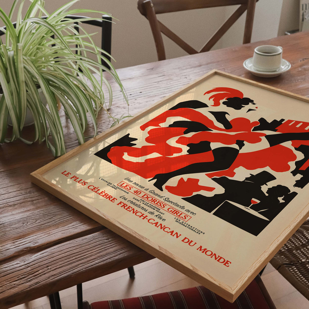 French Cancan Dancer Poster Print