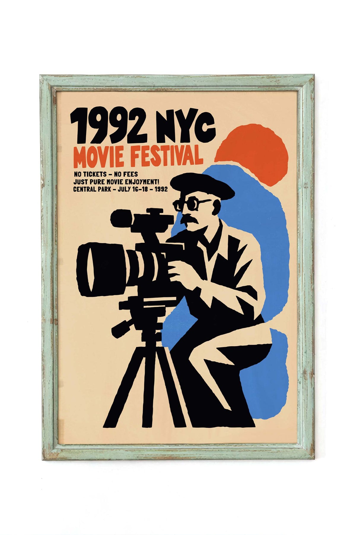 NYC Movie Festival Poster Print