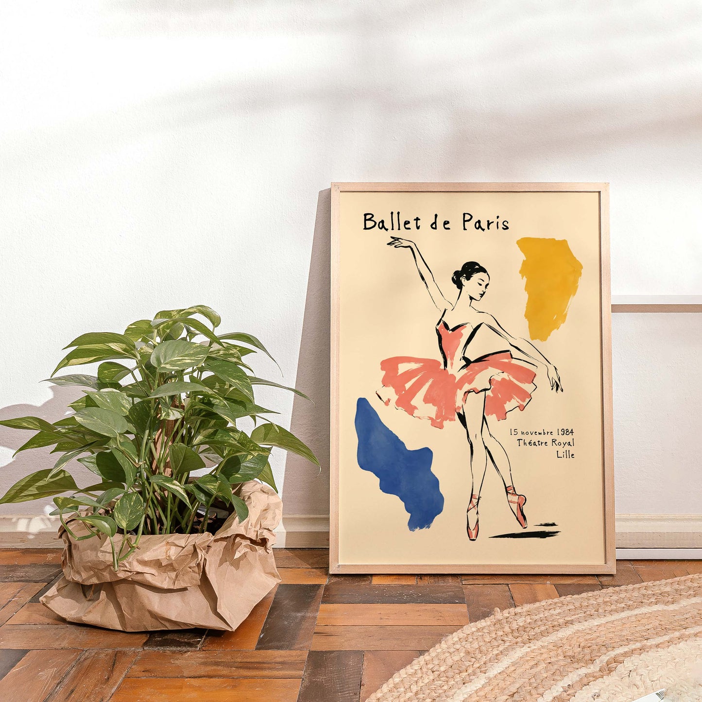 Ballet De Paris Dance Poster