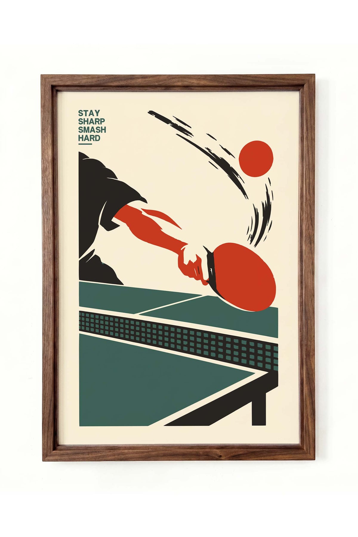 Table Tennis Sports Poster