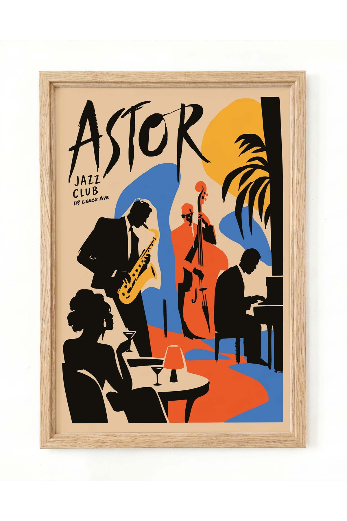 Astor Jazz Club Wall Art Print