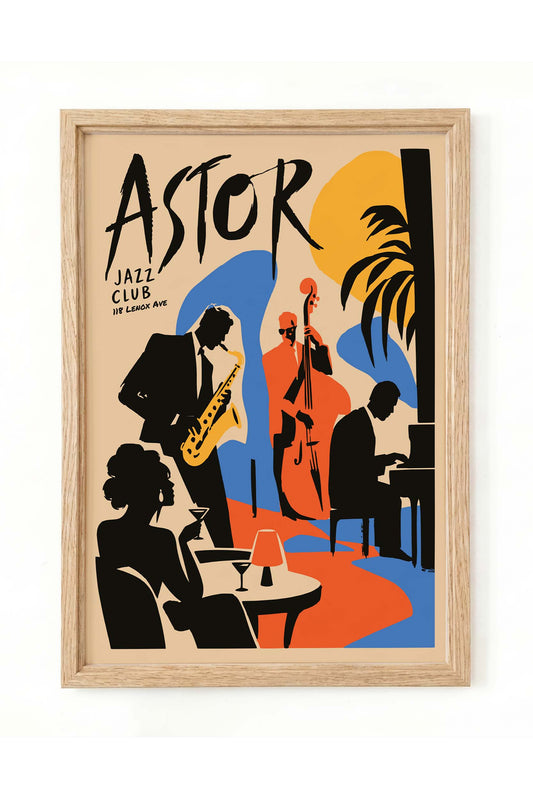 Astor Jazz Club Wall Art Print