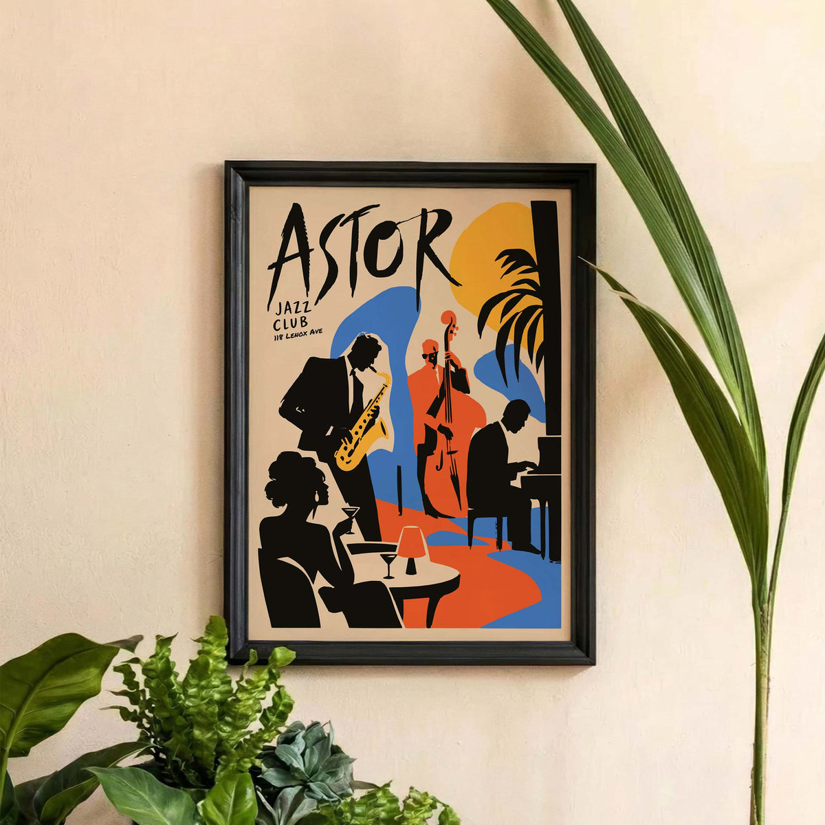 Astor Jazz Club Wall Art Print