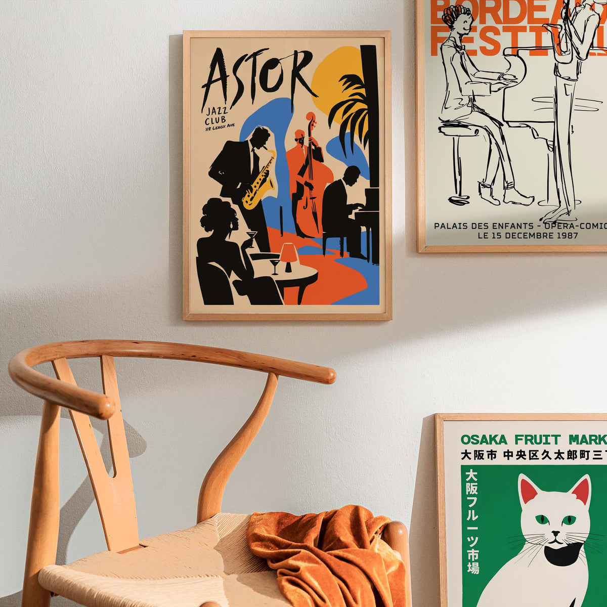 Astor Jazz Club Wall Art Print