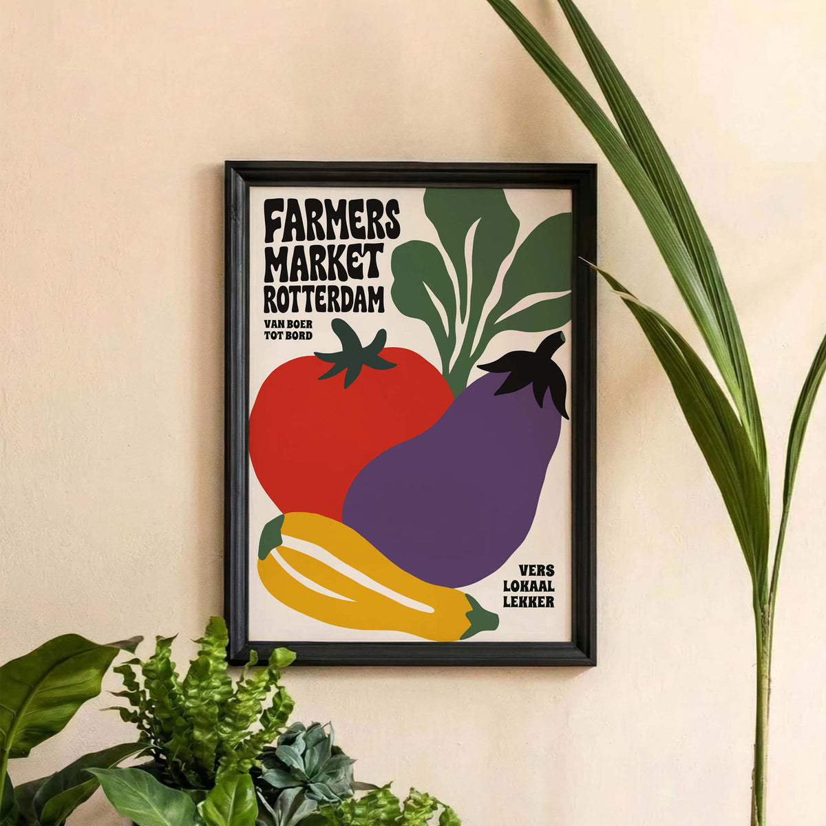Farmers Market Rotterdam Print