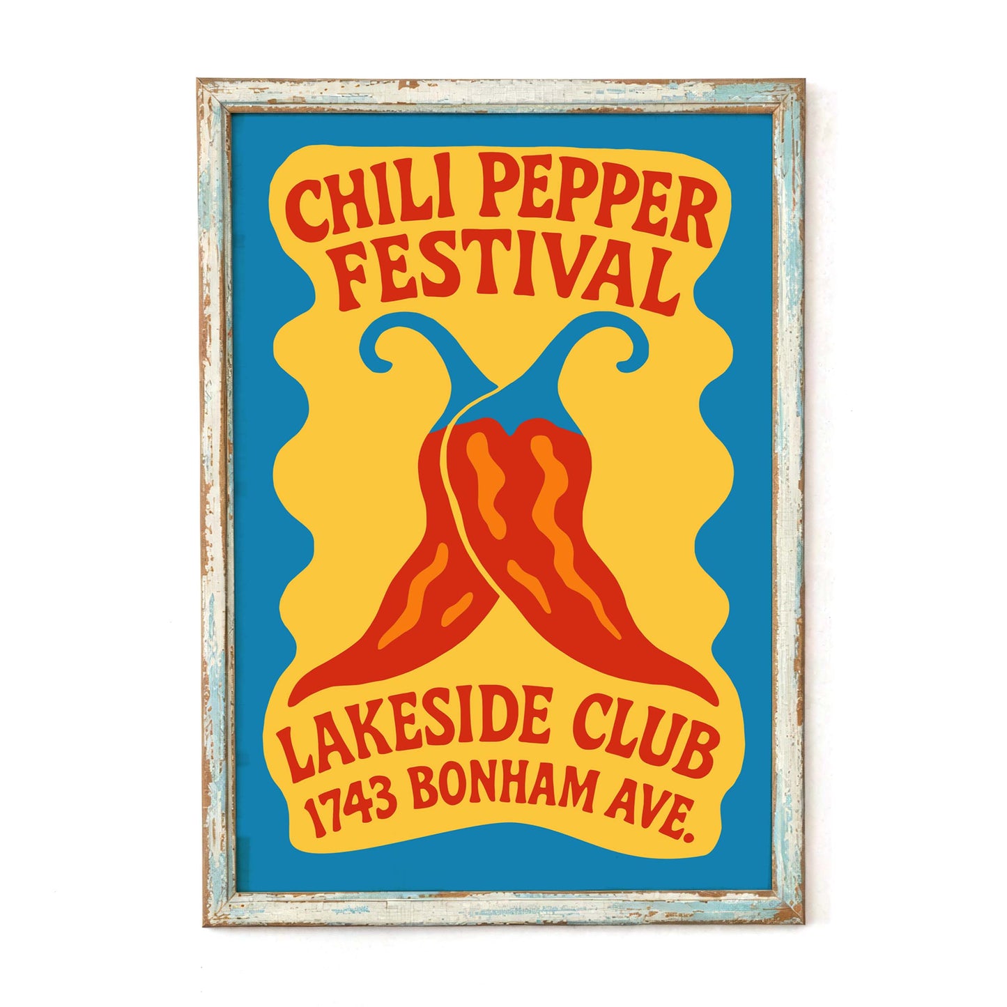 Chili Pepper Festival Poster Print