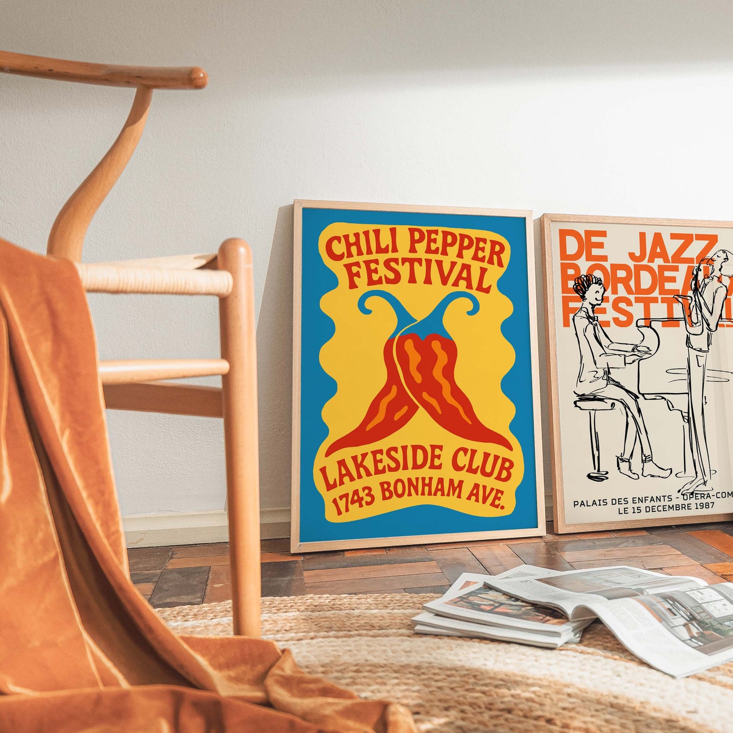 Chili Pepper Festival Poster Print