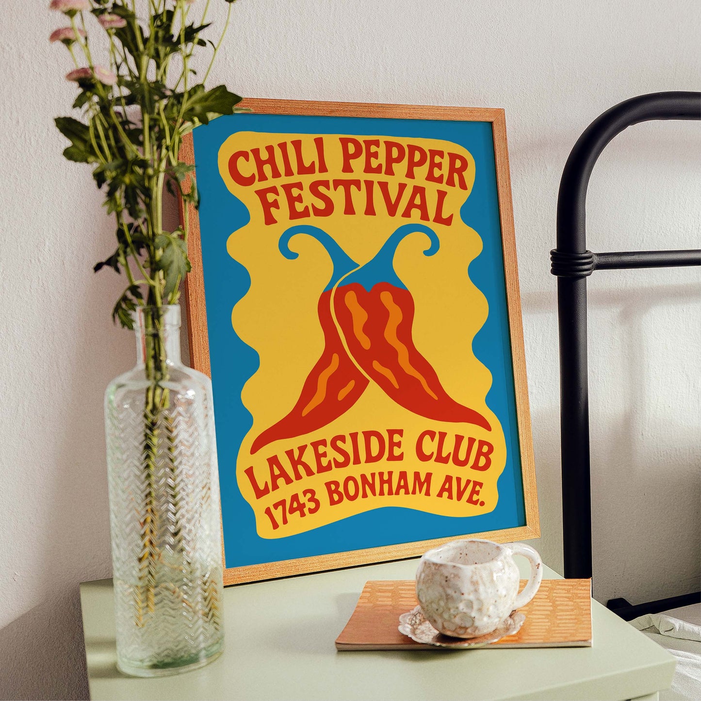 Chili Pepper Festival Poster Print