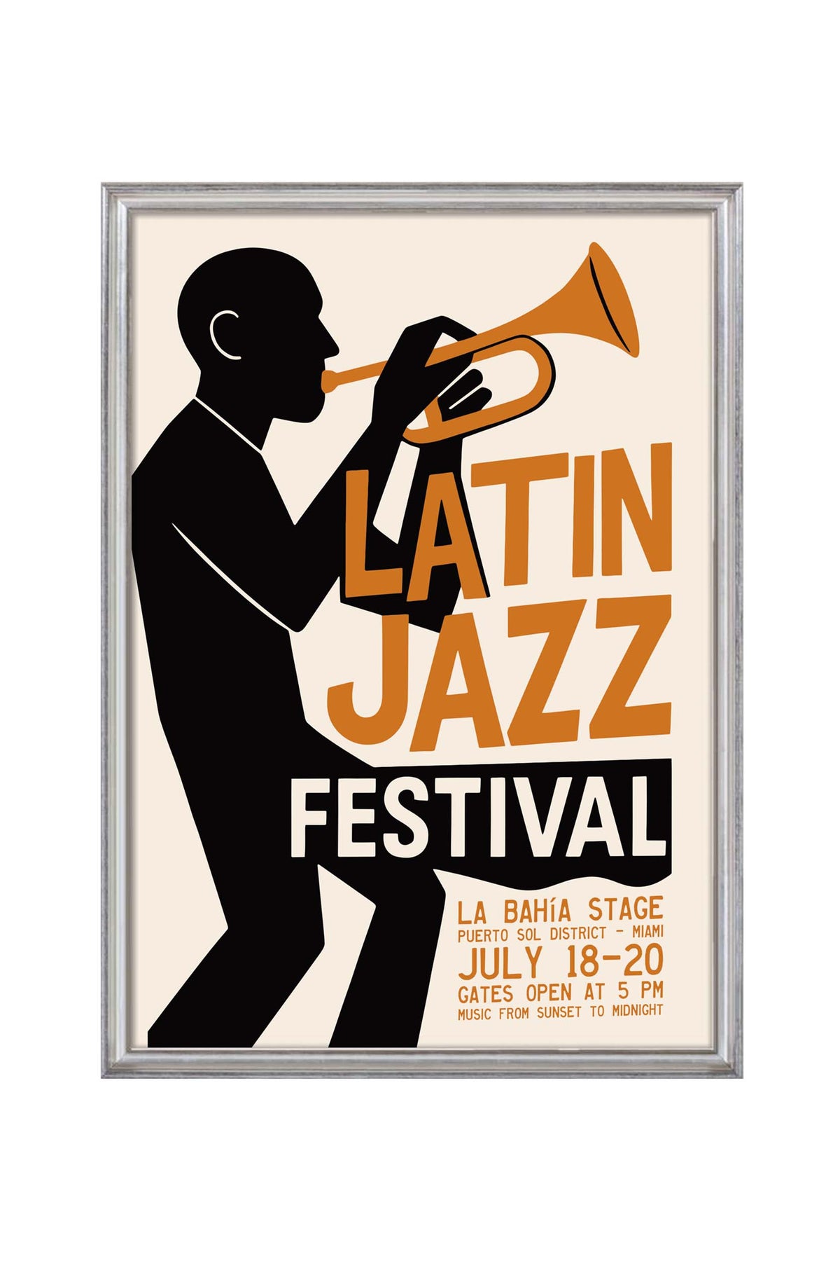 Latin Jazz Festival Poster