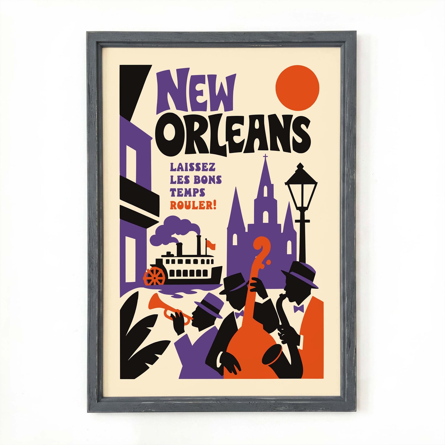 New Orleans Jazz Poster Print