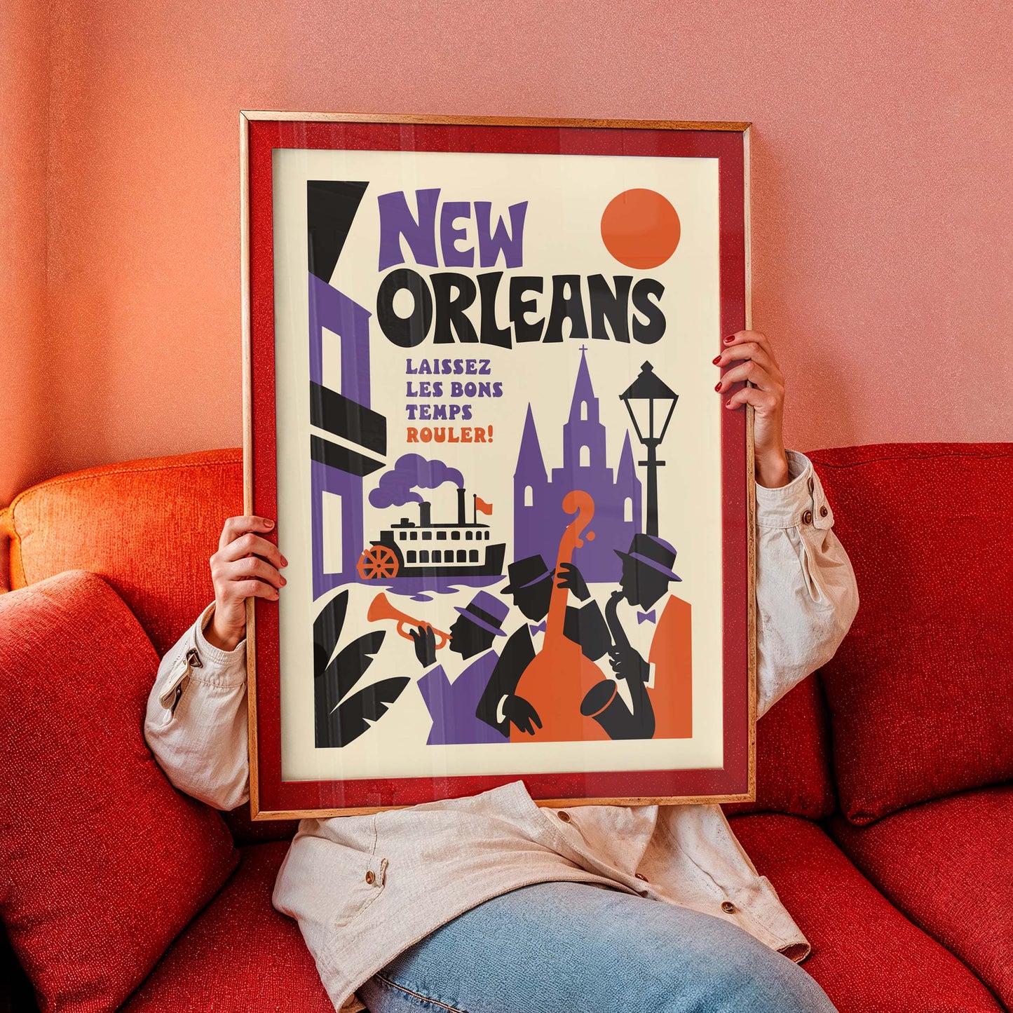 New Orleans Jazz Poster Print