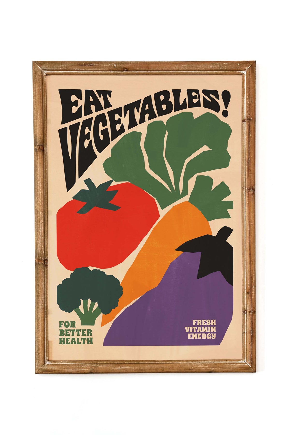 Eat Vegetables Health Print