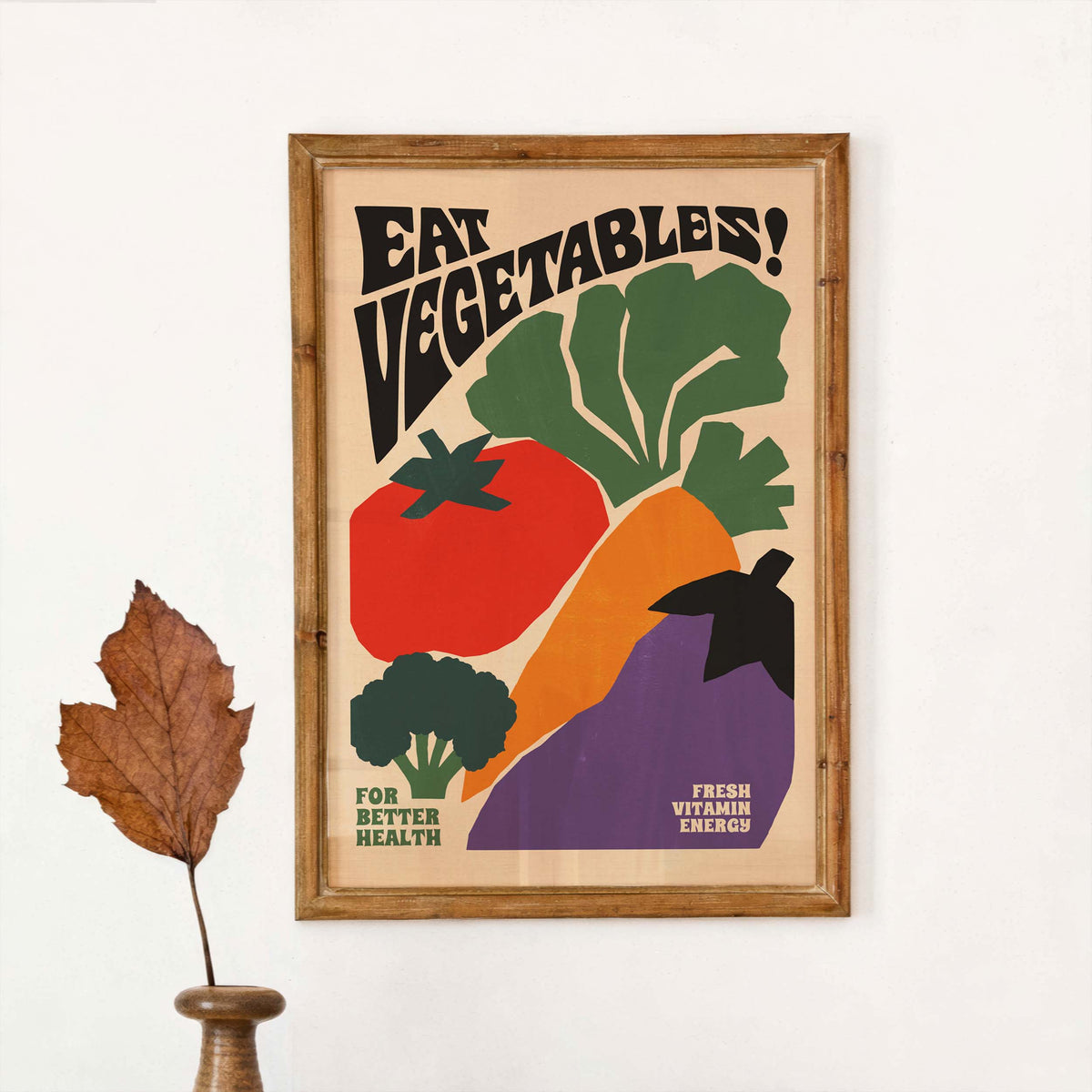 Eat Vegetables Health Print