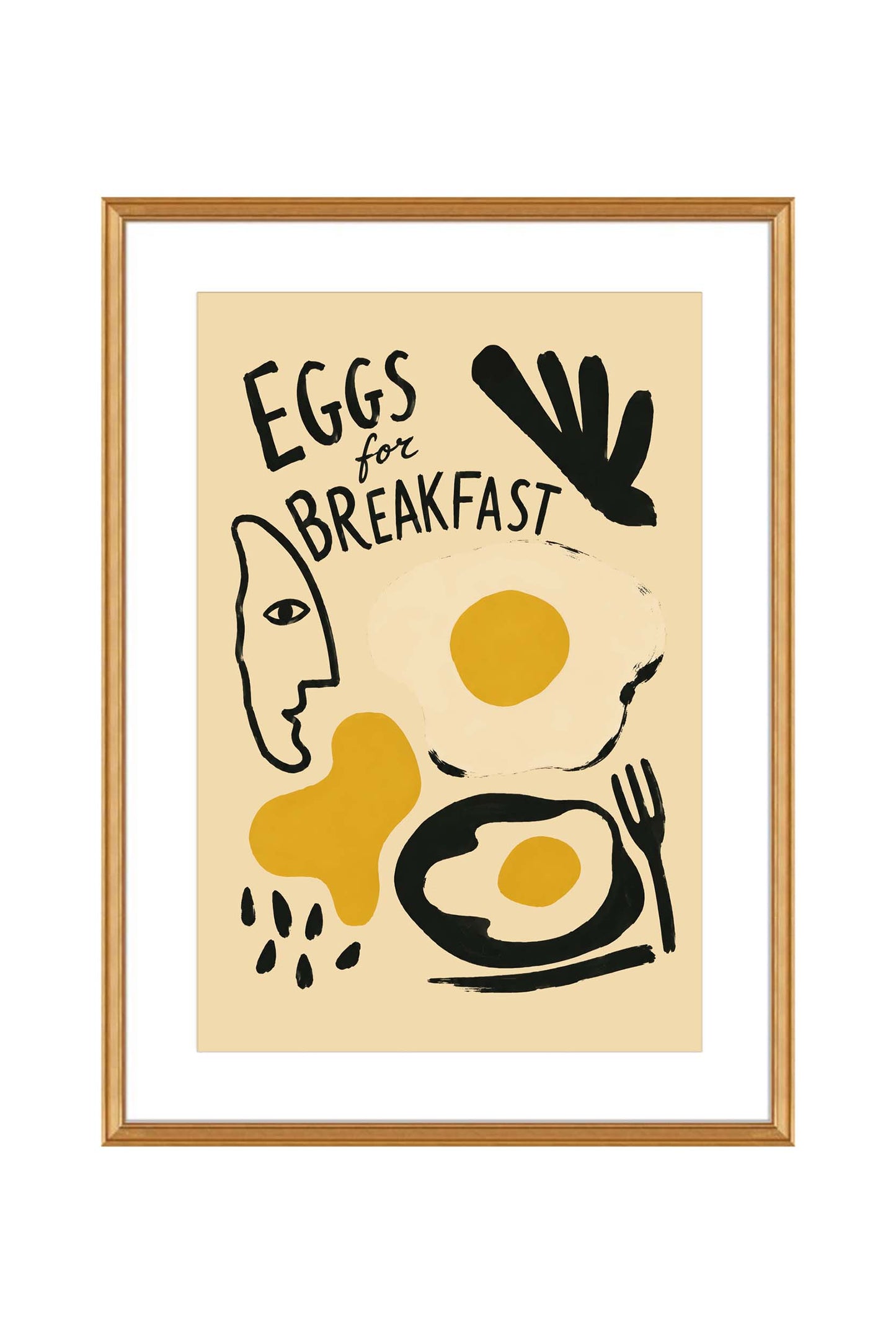 Eggs Breakfast Kitchen Print