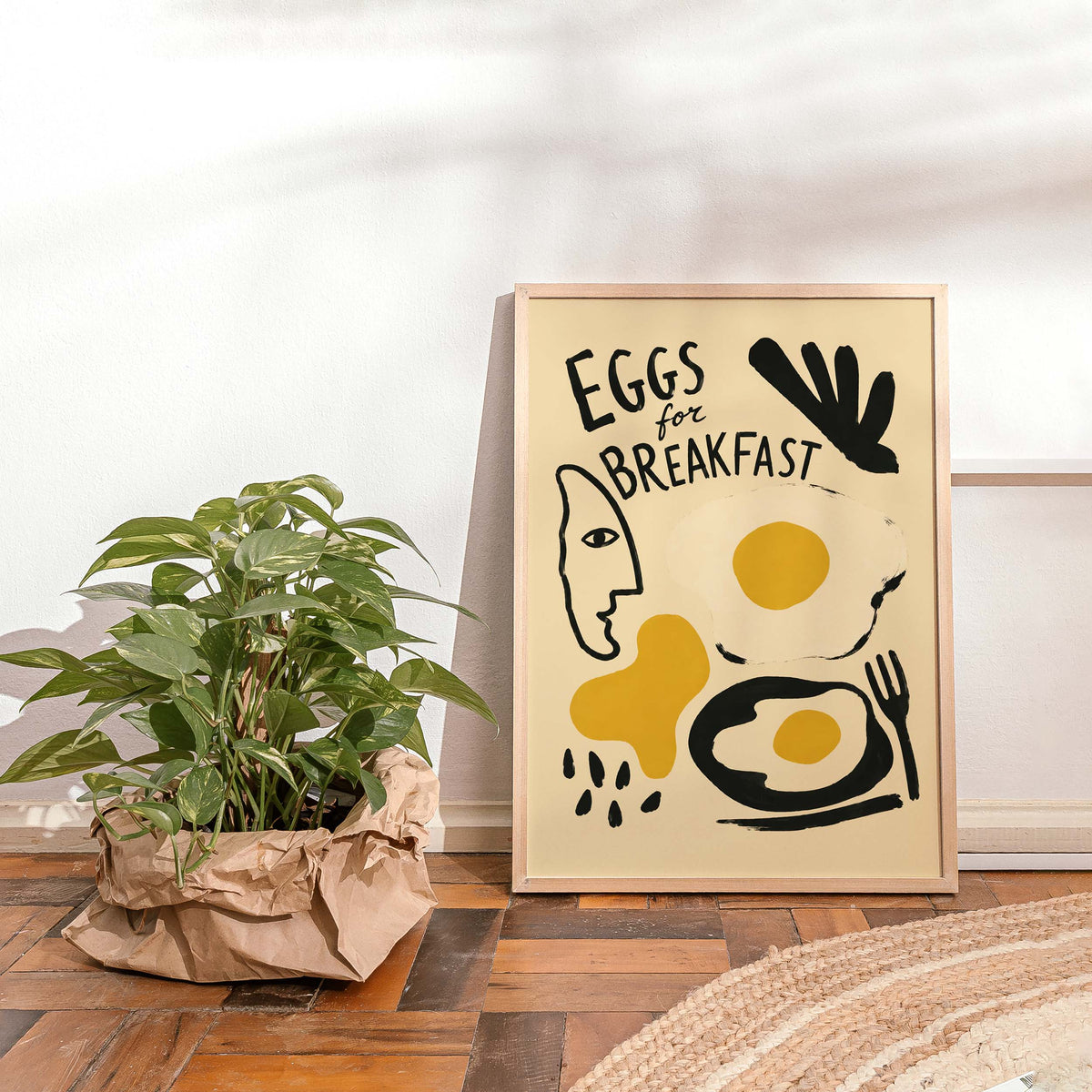 Eggs Breakfast Kitchen Print